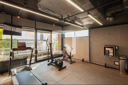 Studio à venda com 34m², 1 quarto e sem vaga Studio à venda com 34m², 1 quarto e sem vagaÁrea comum - Academia