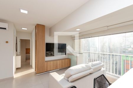 Sala/ Cozinha de apartamento para alugar com 2 quartos, 67m² em Brooklin, São Paulo