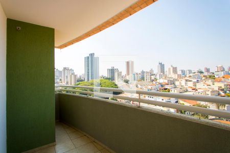 Varanda do quarto 1 de apartamento para alugar com 3 quartos, 106m² em Vila Valparaíso, Santo André