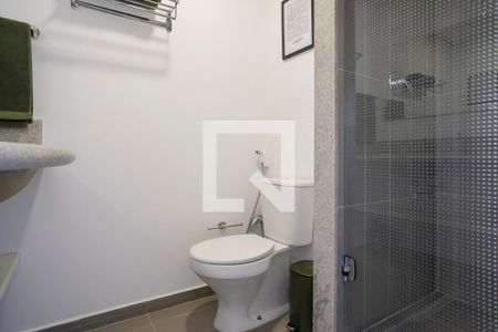 Banheiro de kitnet/studio para alugar com 1 quarto, 20m² em Santa Paula, São Caetano do Sul