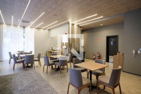 Área comum de kitnet/studio para alugar com 1 quarto, 20m² em Santa Paula, São Caetano do Sul