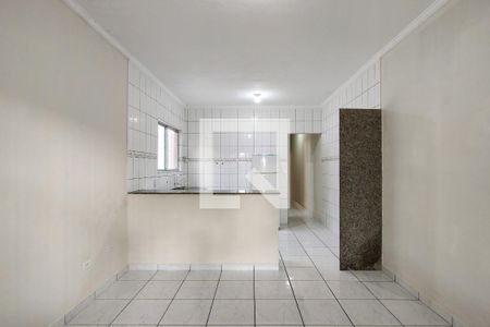 Sala de casa para alugar com 2 quartos, 72m² em Maracanã, Praia Grande