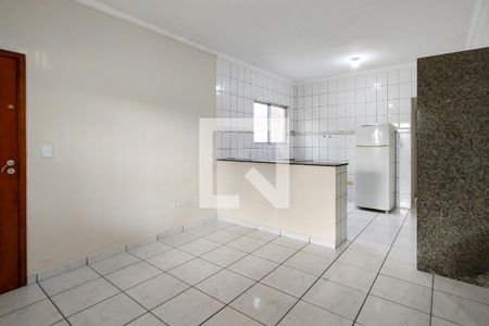 Sala de casa para alugar com 2 quartos, 72m² em Maracanã, Praia Grande