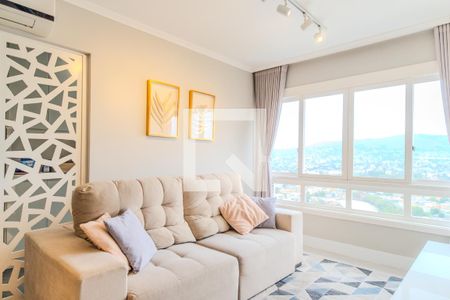 Sala de apartamento à venda com 3 quartos, 90m² em Jardim Botânico, Porto Alegre