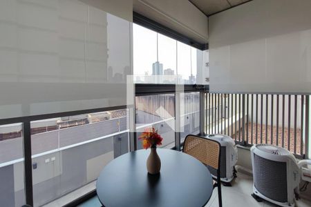 Varanda da Sal de apartamento à venda com 1 quarto, 44m² em Cambuí, Campinas