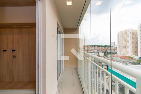 Varanda da Sala de apartamento à venda com 1 quarto, 29m² em Vila Ema, São Paulo