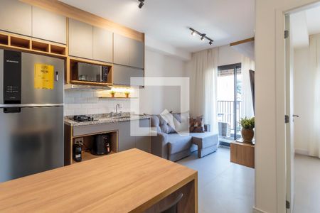 Sala de kitnet/studio à venda com 1 quarto, 29m² em Indianópolis, São Paulo