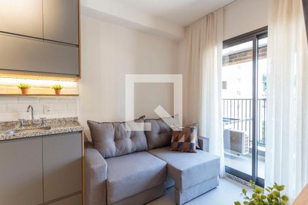 Sala de kitnet/studio à venda com 1 quarto, 29m² em Indianópolis, São Paulo