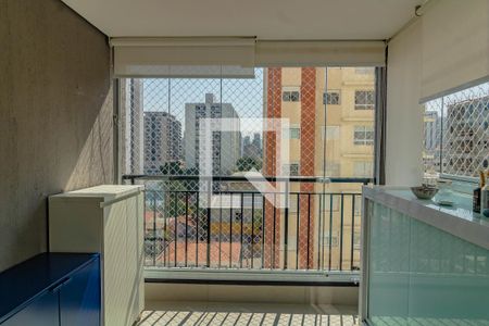 Varanda da Sala de apartamento para alugar com 2 quartos, 57m² em Vila Clementino, São Paulo