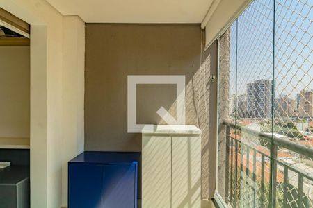 Varanda da Sala de apartamento para alugar com 2 quartos, 57m² em Vila Clementino, São Paulo