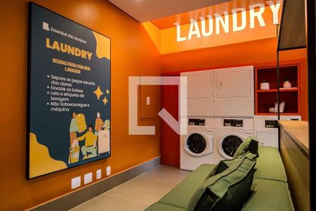 Apartamento à venda com 29m², 1 quarto e sem vaga Apartamento à venda com 29m², 1 quarto e sem vagaÁrea comum - Lavanderia