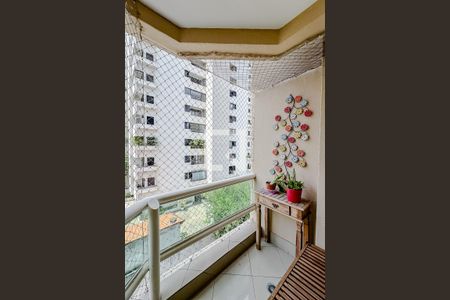 Varanda da Sala de apartamento para alugar com 2 quartos, 60m² em Bosque da Saúde, São Paulo