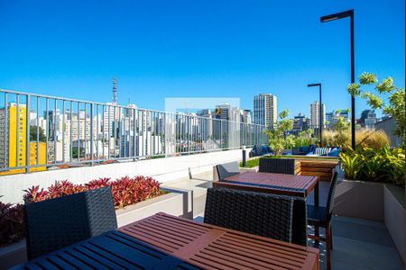 Apartamento à venda com 26m², 1 quarto e 1 vagaÁrea comum - Área da churrasqueira