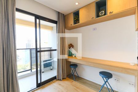 Sala de apartamento para alugar com 1 quarto, 27m² em Jardim das Acacias, São Paulo