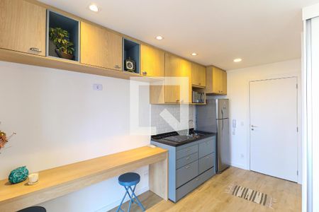 Sala de apartamento para alugar com 1 quarto, 27m² em Jardim das Acacias, São Paulo