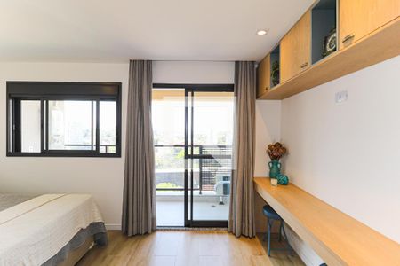 Sala de apartamento para alugar com 1 quarto, 27m² em Jardim das Acacias, São Paulo