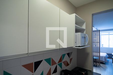 Studio à venda com 30m², 1 quarto e sem vaga Studio à venda com 30m², 1 quarto e sem vagaCozinha