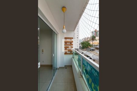 Varanda da Sala de apartamento para alugar com 2 quartos, 64m² em Buritis, Belo Horizonte