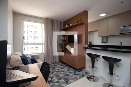 Sala de apartamento para alugar com 1 quarto, 40m² em Sul (águas Claras), Brasília