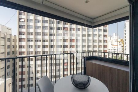 Varanda de kitnet/studio para alugar com 1 quarto, 31m² em Vila Buarque, São Paulo