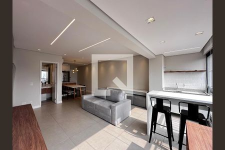 Sala de apartamento para alugar com 1 quarto, 64m² em Vila Cordeiro, São Paulo