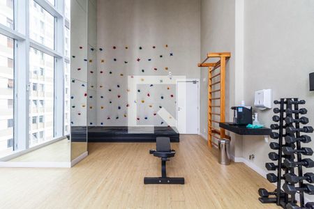 Studio à venda com 33m², 1 quarto e sem vaga Studio à venda com 33m², 1 quarto e sem vagaÁrea comum - Academia