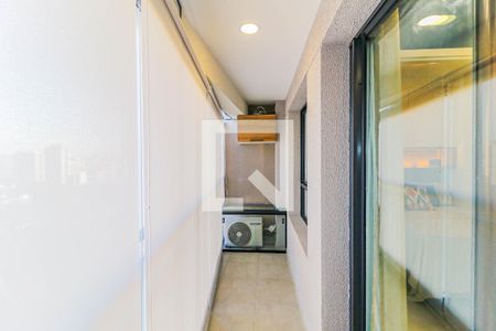 Varanda de apartamento à venda com 1 quarto, 35m² em Santo Amaro, São Paulo