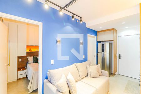 Sala de apartamento à venda com 1 quarto, 35m² em Santo Amaro, São Paulo