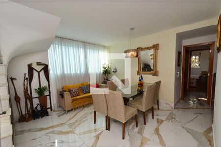 Sala de estar de apartamento à venda com 3 quartos, 265m² em Sion, Belo Horizonte
