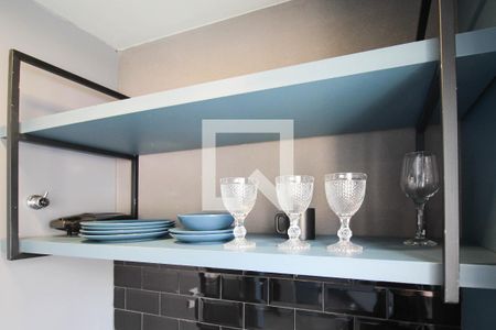 Varanda/ Cozinha  de kitnet/studio à venda com 1 quarto, 29m² em Itaim Bibi, São Paulo