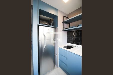 Varanda/ Cozinha  de kitnet/studio à venda com 1 quarto, 29m² em Itaim Bibi, São Paulo