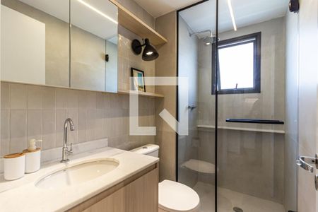 Studio à venda com 27m², 1 quarto e sem vaga Studio à venda com 27m², 1 quarto e sem vagaBanheiro