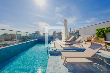 Studio à venda com 24m², 1 quarto e sem vagaPiscina