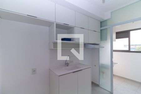 Cozinha de kitnet/studio à venda com 1 quarto, 27m² em Jardim Independência, São Paulo