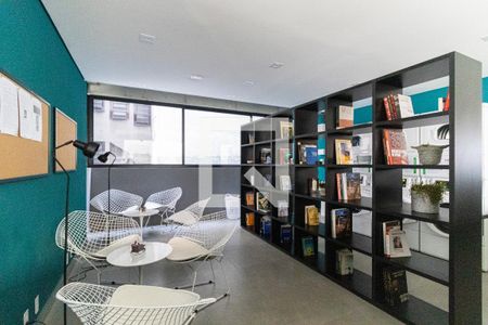 Apartamento à venda com 26m², 1 quarto e sem vaga Apartamento à venda com 26m², 1 quarto e sem vagaÁrea Comum - Biblioteca