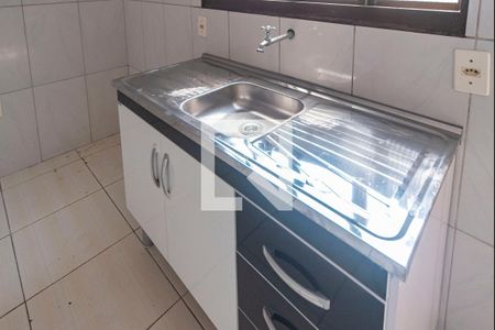 Sala e Cozinha de casa para alugar com 1 quarto, 40m² em Jardim Irene, Santo André
