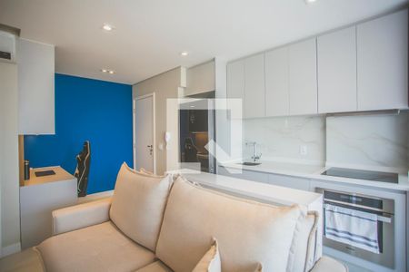 Sala / Cozinha de kitnet/studio à venda com 1 quarto, 40m² em Vila Clementino, São Paulo