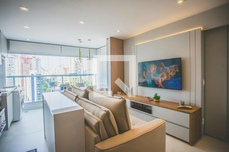 Sala / Cozinha de kitnet/studio à venda com 1 quarto, 40m² em Vila Clementino, São Paulo