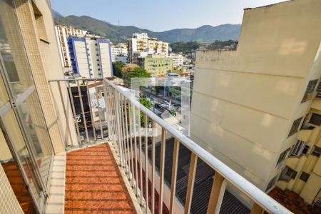 Varanda da Sala de apartamento para alugar com 1 quarto, 62m² em Méier, Rio de Janeiro