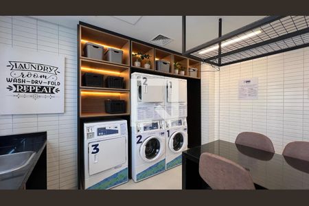 Apartamento à venda com 24m², 1 quarto e sem vaga Apartamento à venda com 24m², 1 quarto e sem vagaLavanderia