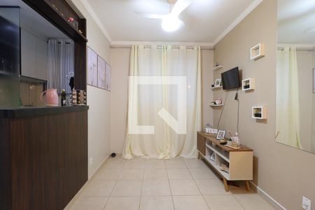 Sala de apartamento para alugar com 2 quartos, 47m² em Parque São Sebastião, Ribeirão Preto