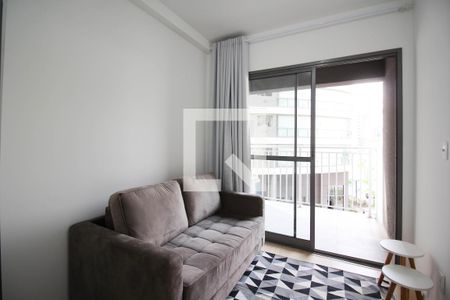 Sala de apartamento para alugar com 1 quarto, 27m² em Vila Nova Conceição, São Paulo