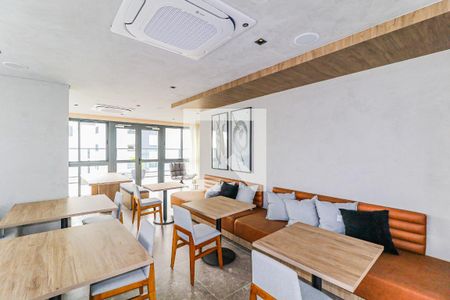 Studio para alugar com 25m², 1 quarto e sem vaga Studio para alugar com 25m², 1 quarto e sem vagaÁrea comum - Salão de festas