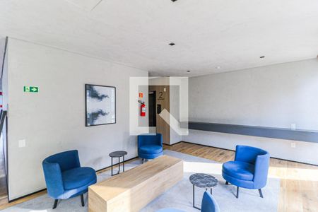 Studio para alugar com 25m², 1 quarto e sem vaga Studio para alugar com 25m², 1 quarto e sem vagaÁrea comum - Salão de festas