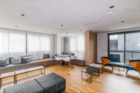 Studio para alugar com 25m², 1 quarto e sem vaga Studio para alugar com 25m², 1 quarto e sem vagaÁrea comum - Salão de festas