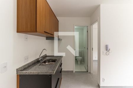 Cozinha de apartamento à venda com 1 quarto, 27m² em Vila Buarque, São Paulo