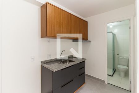 Cozinha de apartamento à venda com 1 quarto, 27m² em Vila Buarque, São Paulo