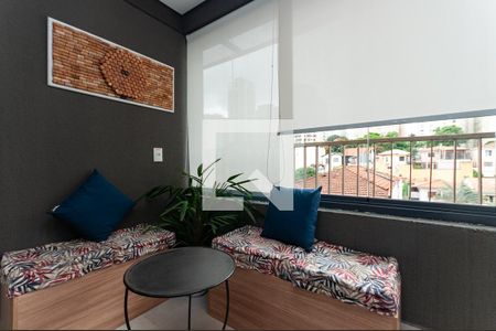 Studio à venda com 28m², 1 quarto e sem vaga Studio à venda com 28m², 1 quarto e sem vagaVaranda