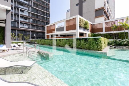 Studio para alugar com 26m², 1 quarto e sem vaga Studio para alugar com 26m², 1 quarto e sem vagaPiscina