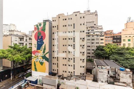 Quarto - Vista de apartamento para alugar com 1 quarto, 26m² em Vila Buarque, São Paulo